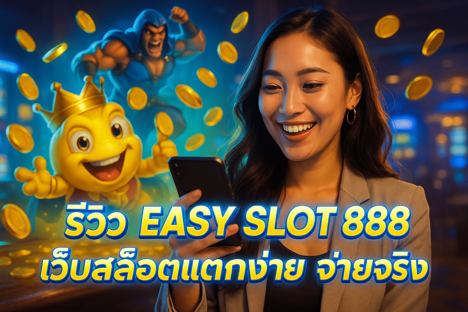 รีวิว EASY SLOT 888 เว็บสล็อตแตกง่าย จ่ายจริง