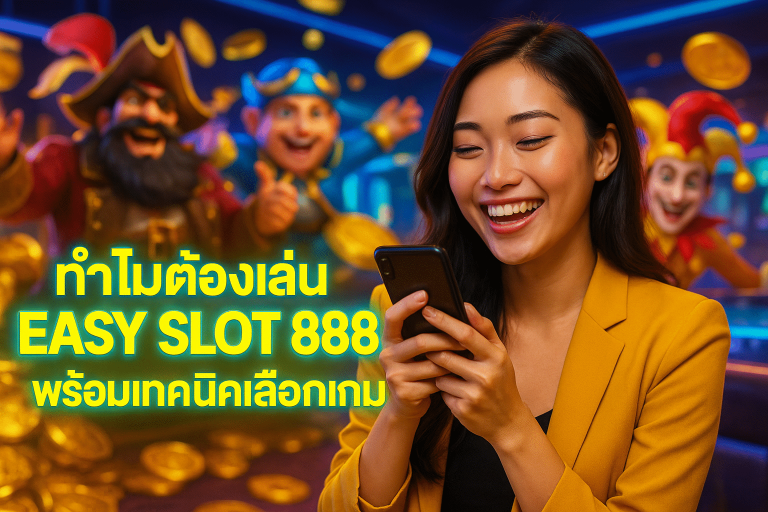 ทำไมต้องเล่น EASY SLOT 888 พร้อมเทคนิคเลือกเกม