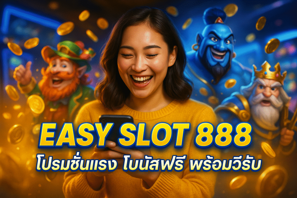 EASY SLOT 888 โปรโมชั่นแรง โบนัสฟรี พร้อมวิธีรับ