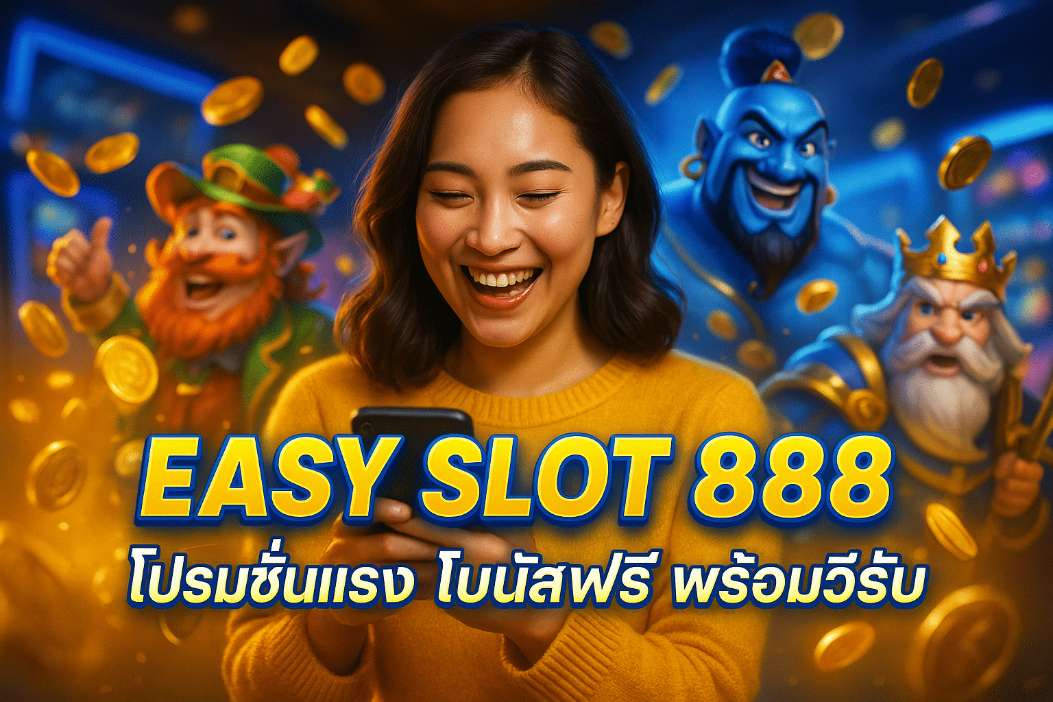EASY SLOT 888 โปรโมชั่นแรง โบนัสฟรี พร้อมวิธีรับ