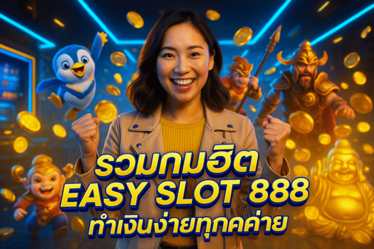 รวมเกมฮิต EASY SLOT 888 ทำเงินง่ายทุกค่าย