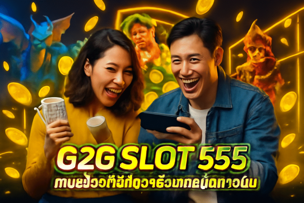 G2G SLOT 555 เกมสล็อตที่ดีที่สุดพร้อมเทคนิคการเล่น