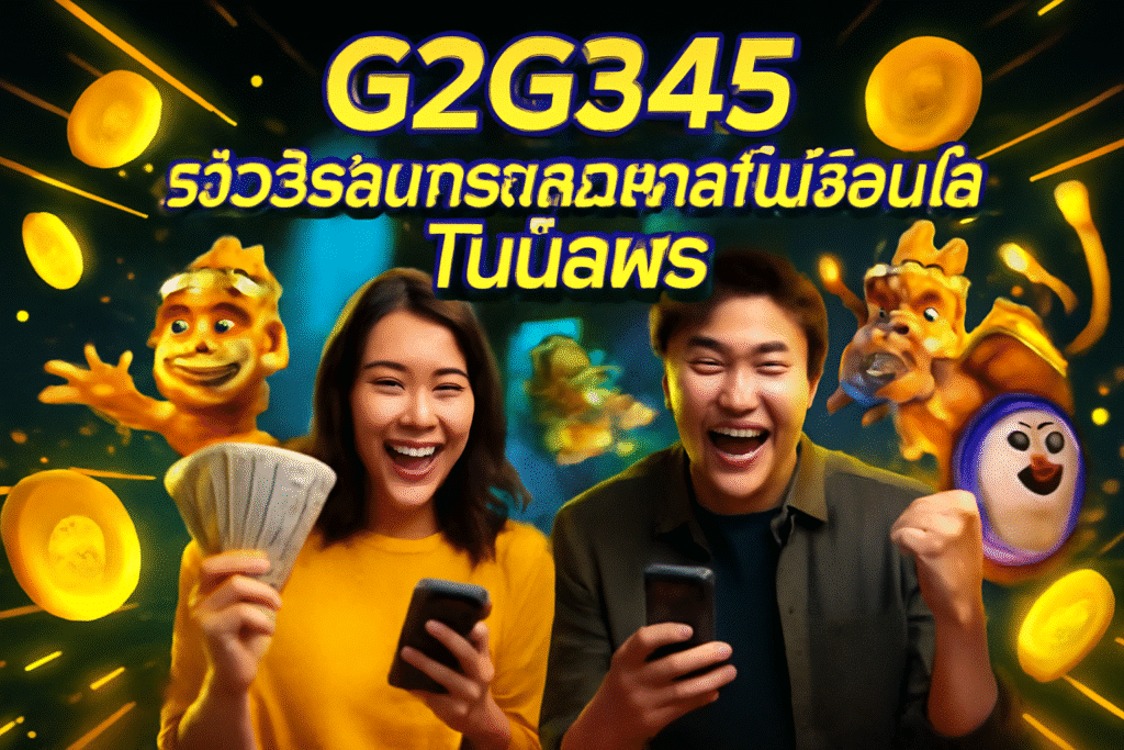 G2G345 รีวิววิธีสมัครและเล่นคาสิโนออนไลน์ โบนัสฟรี